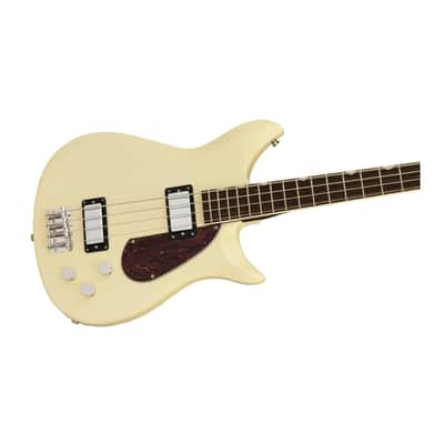 Gretsch Electromatic CVT Bass with Double-Cut, Laurel Fingerboard and Mahogany Body (Vintage White) image 3