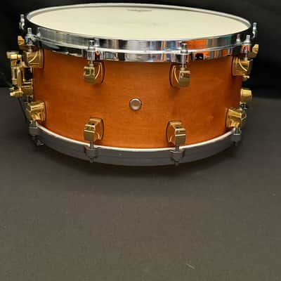 Yamaha Maple Custom MSD-0116 Snare Drum 14" x 6,5 1990's - Maple image 6