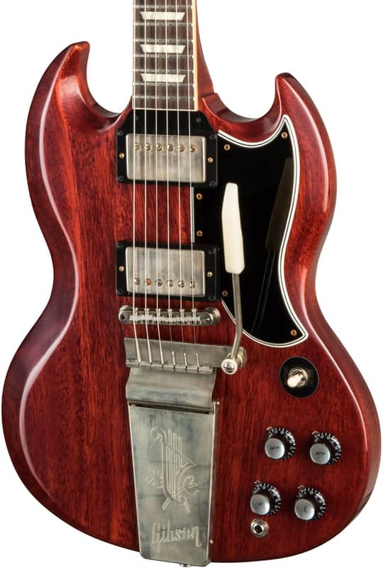 Gibson 1964 SG Standard Reissue w/ Maestro Vibrola - Cherry Red image 1