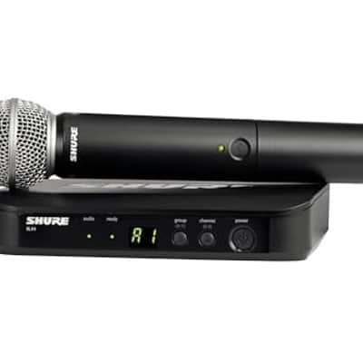 Shure BLX24/SM58 Wireless Microphone System - 14-Hour Battery Life, 300 ft Range, UHF | Includes SM58 Handheld Vocal Mic, Single Channel Receiver | H10 Band (BLX24/SM58-H10) image 3