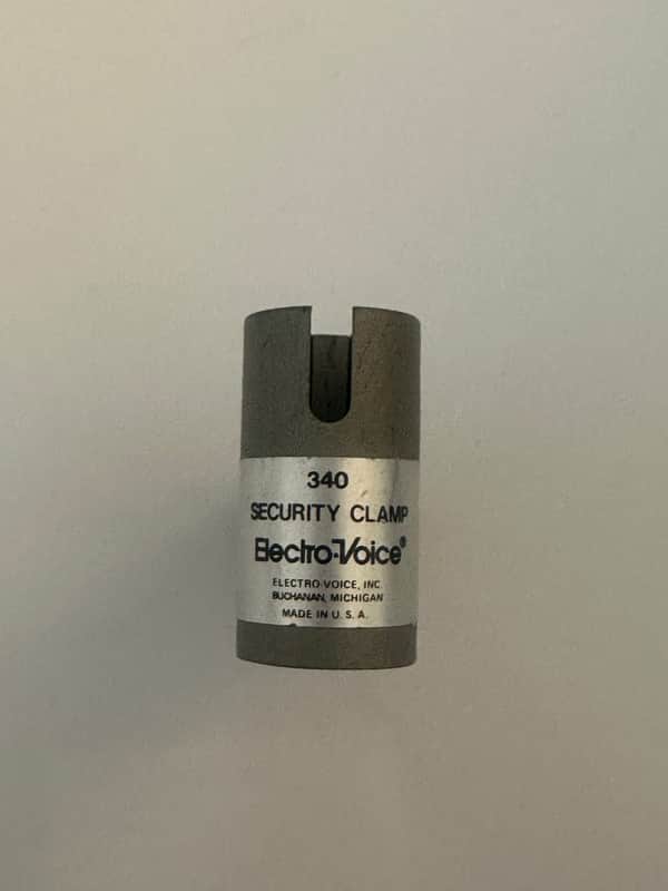 Vintage Electro-Voice 340 Security Clamp 1970s - Grey image 1