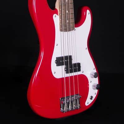 Squier Mini P-Bass, Laurel FB, Dakota Red image 4
