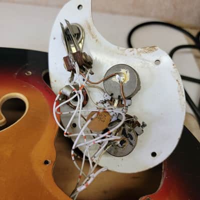 1966 Mosrite Celebrity III 3 Electric Guitar Sunburst All Original Great Condition! image 9