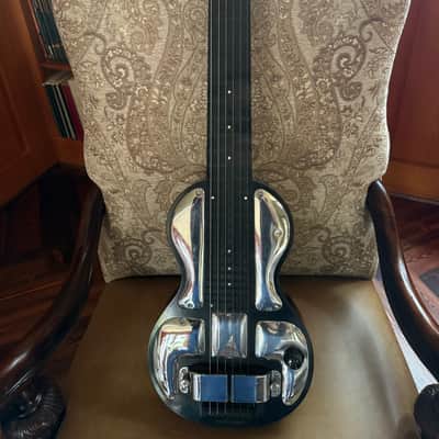 Rickenbacker B-6 Electro Lap Steel 1939 - black Bakelite and silver image 1