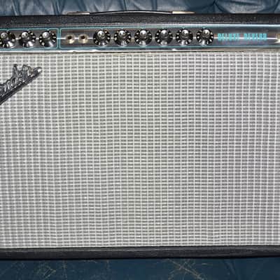 Fender Deluxe Reverb 1971 - Black Tolex image 1