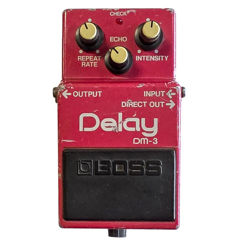 Boss Dm 3 Delay Green Label Made In Japan image 1