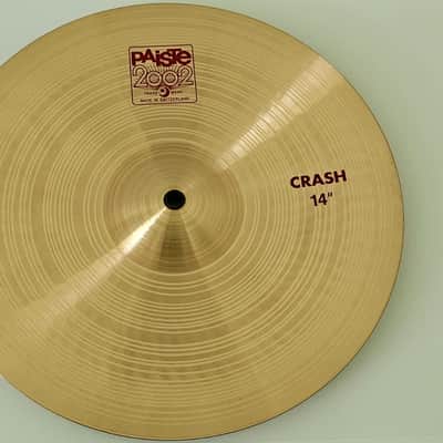 Paiste 14" 2002 Crash Cymbal 1061414 — Traditional — Made in Switzerland — 2005 Production — Excellent image 1