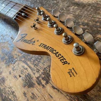 Fender Stratocaster 1972 Reissue FujiGen MIJ E-Serial 1984-87 Olympic White image 11