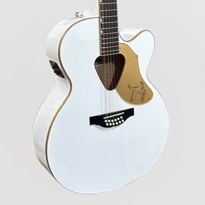 Gretsch G5022CWFE-12 Rancher Falcon Acoustic Electric Guitar - White image 2