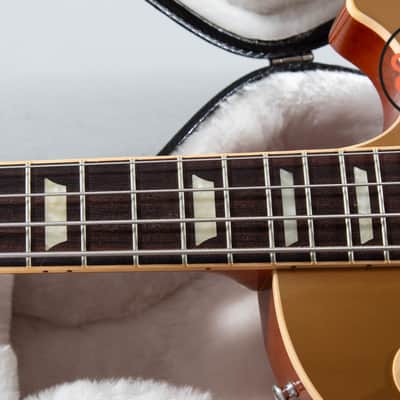 2012 Gibson Les Paul Standard Bass – Goldtop, Rare Oversized Body, Original Case image 4