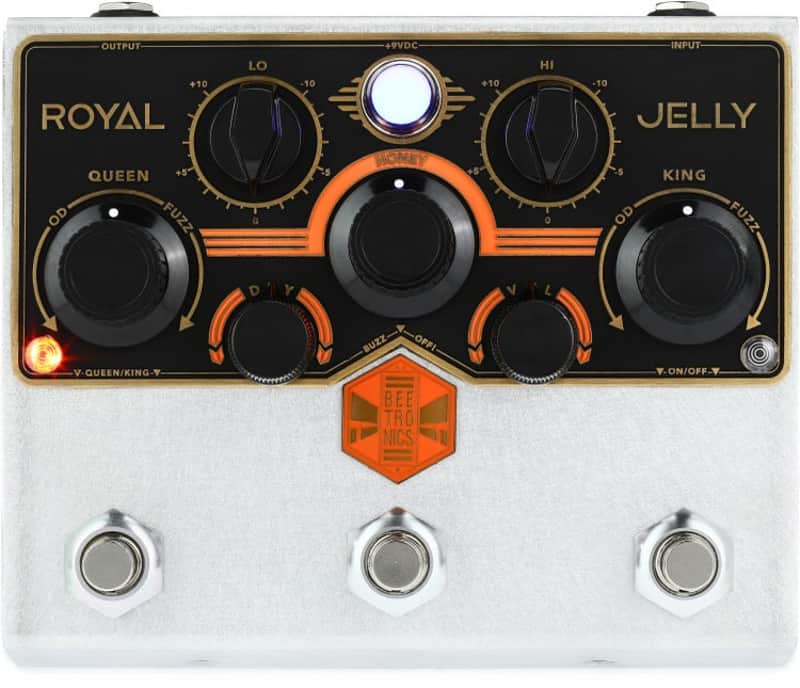 Beetronics FX Royal Jelly Overdrive/Fuzz Blender Pedal (RoyalJellyd1) image 1