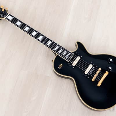 2000s Edwards by ESP E-LP-98LTC Custom Black Beauty, Ebony Nitro Lacquer w/ USA Seymour Duncans, Japan image 11