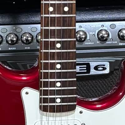 Fender Standard Stratocaster with Maple Fretboard 1998 - 2005 - Candy Apple Red image 3
