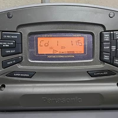 Vintage Panasonic Cobra Boombox RX-ED707 Tested Working CD Cassette Radio Record image 2
