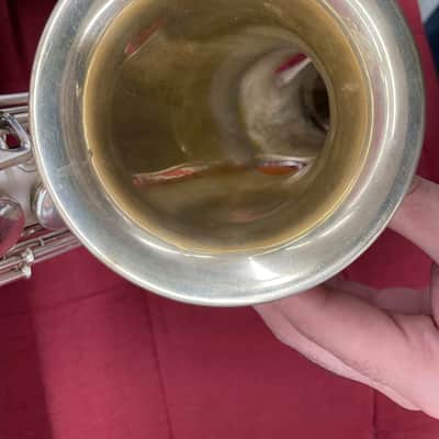 C.G. Conn "New Wonder" Low Pitch Alto Saxophone 1924-1925 USA - Silver image 13