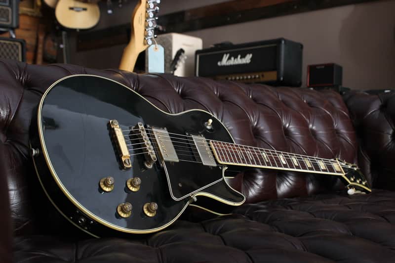 Jedson Les Paul custom copy made in Japan 1970s - Black | Reverb