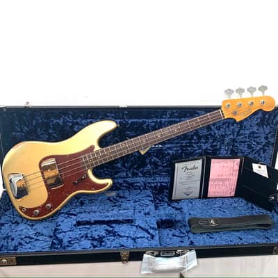 Fender Custom Shop LTD '62 Precision Bass Relic - Aged Aztec Gold image 1