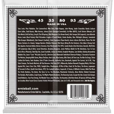 ERNIE BALL 2070 Earthwood 45-95 Saiten für Akustikbass image 2