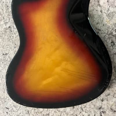 Vintage 1960’s Framus Strato BASS Guitar body image 4