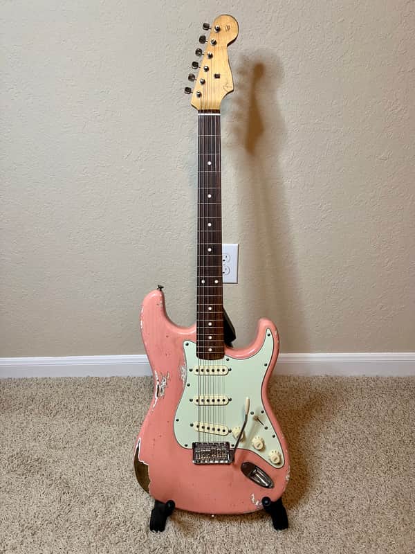 Fender Stratocaster Shell Pink Relic MJT image 1