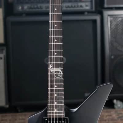 ESP LTD James Hetfield Signature Snakebyte Electric Guitar - Satin Black with Hardshell Case image 4