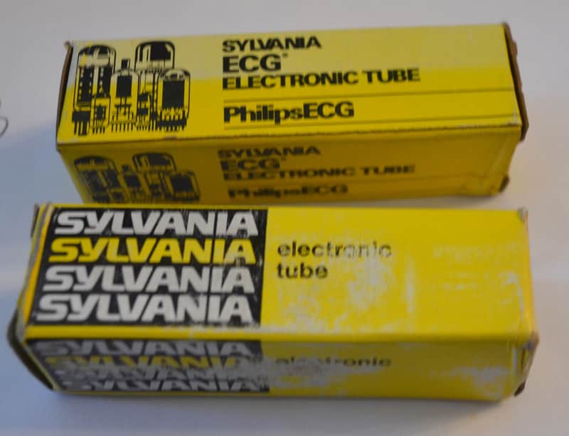 (2)Sylvania EL84 / 6BQ5 Tubes NOS Original Boxes 60s? image 1