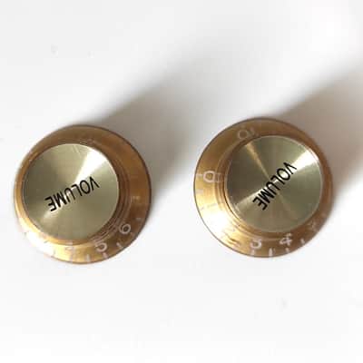 4 Gibson SG style Gold, Gold reflector 2 Tone +2 Volume Knobs with Gold Reflecto image 6