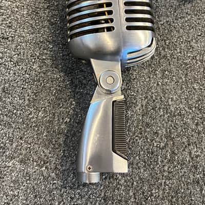 Shure 55S Unidyne Microphone Vintage 1960 Aluminum Pat Pending image 4