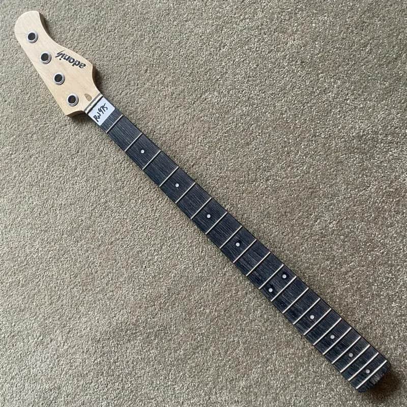 21 Frets Rosewood Fretboard 4 String Bass Maple Neck image 1