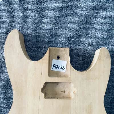Unfinished Basswood HH Guitar Body for Custom Project image 3