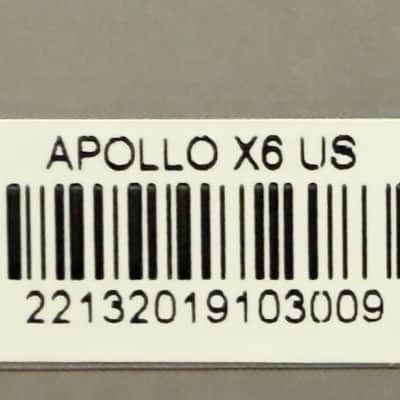 Universal Audio Apollo x6 Thunderbolt 3 Audio Interface 2018 - Present - Black image 2