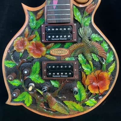 Blueberry Guitar Electric Guitar - Left Handed 2022 - Hand Carved image 11