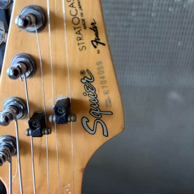 1987 Squier Stratocaster - Aged White image 5