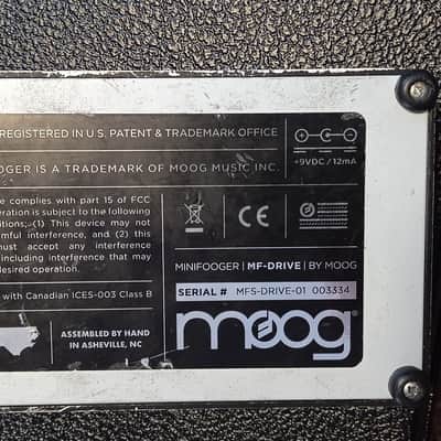 Moog Minifooger MF Drive V1 2010s image 5