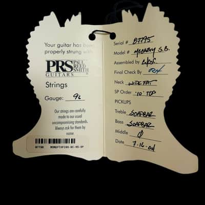 PRS McCarty Soapbar 10-Top 2004 image 6
