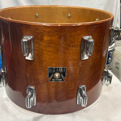 Tama Superstar 10" deep X 14" head Rack Tom (10153-415) 80's - Mahogany Gloss image 6