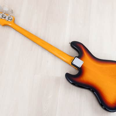 2005 Fender ‘62 Jazz Bass DiMarzio Collection JB62-110DMC Sunburst Lacquer, Japan CIJ image 13