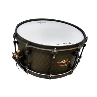 Trixon Concert Classic Auburn Brass Hammered Snare image 3