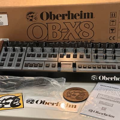 Oberheim OB-X8 Desktop 8-Voice Synthesizer 2022 - Present - Black with Wood Sides