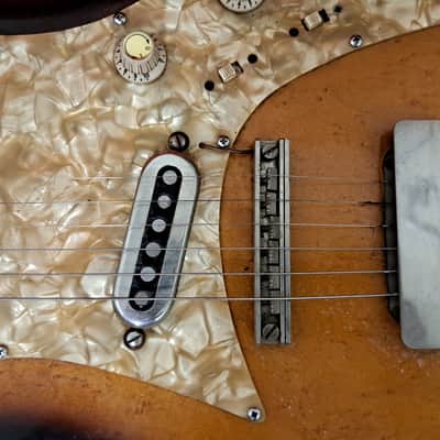 Framus Strato 5/155 Sunburst + original case 1964 image 3