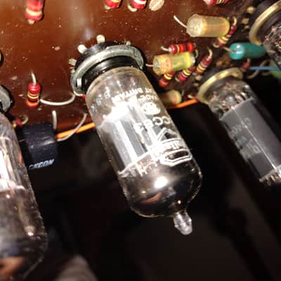 Vintage 60s SELMER VANGUARD 1x12 amp 1960s Mullard Brimar tubes image 18
