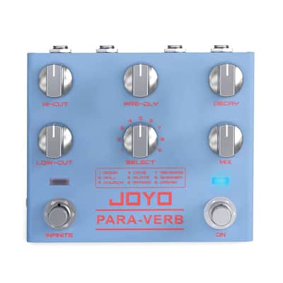 JOYO R-31 PARA-VERB Reverb Guitar Effect Pedal 9 Types Stereo Input/Output Endless Reverb,price include the import duty for US buyer image 1