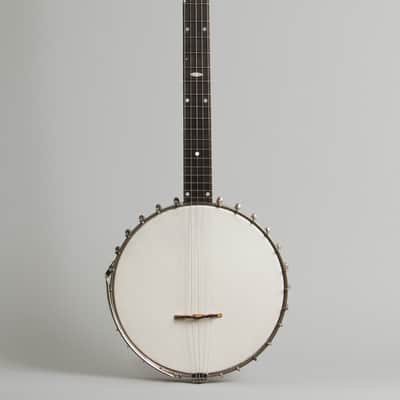 Fairbanks/Vega Senator 5 String Banjo (1920), ser. #44802, black hard shell case. image 1