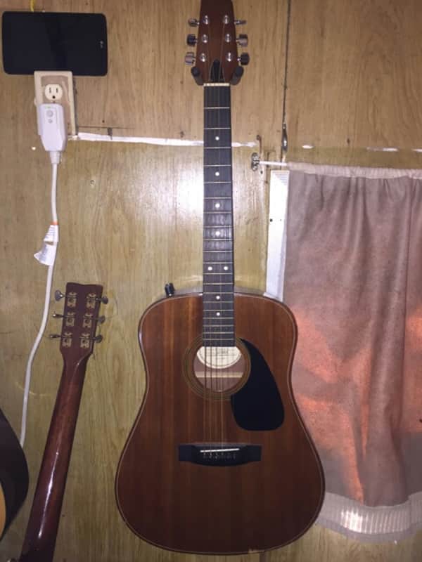 Vintage Samick Sw015e-1 Acoustic Electric Guitar image 1