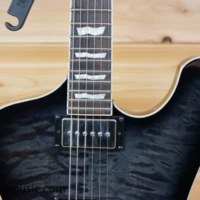 ESP LTD Phoenix-1000 QM - See Thru Black Sunburst image 3