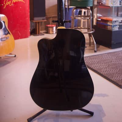 Alvarez 5088C 1980's Black Acoustic Electric image 5
