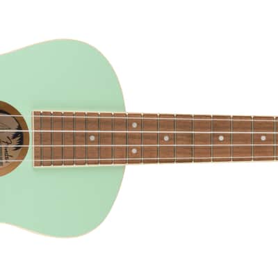 Fender Avalon Tenor Ukulele Walnut FB Surf Green image 1