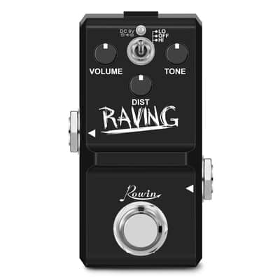 Rowin RAVING Heavy Metal Distortion Effect Nano Pedal True Bypass, FREE PICKS + HOLDER+ FREE SHIP USA image 2