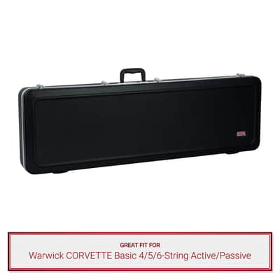 Gator Bass Guitar Case fits Warwick CORVETTE Basic 4/5/6-String Active/Passive image 1