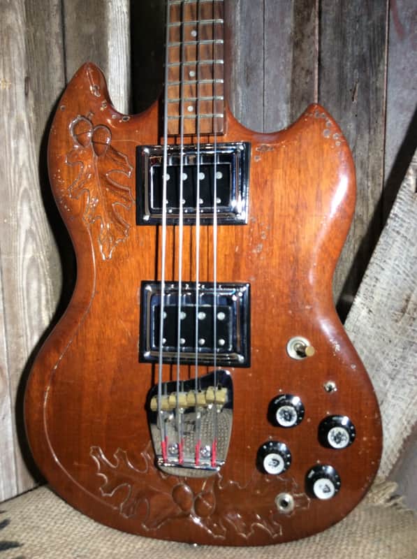 Vintage 1974 Guild JS-2 Bass W/OHSC image 1